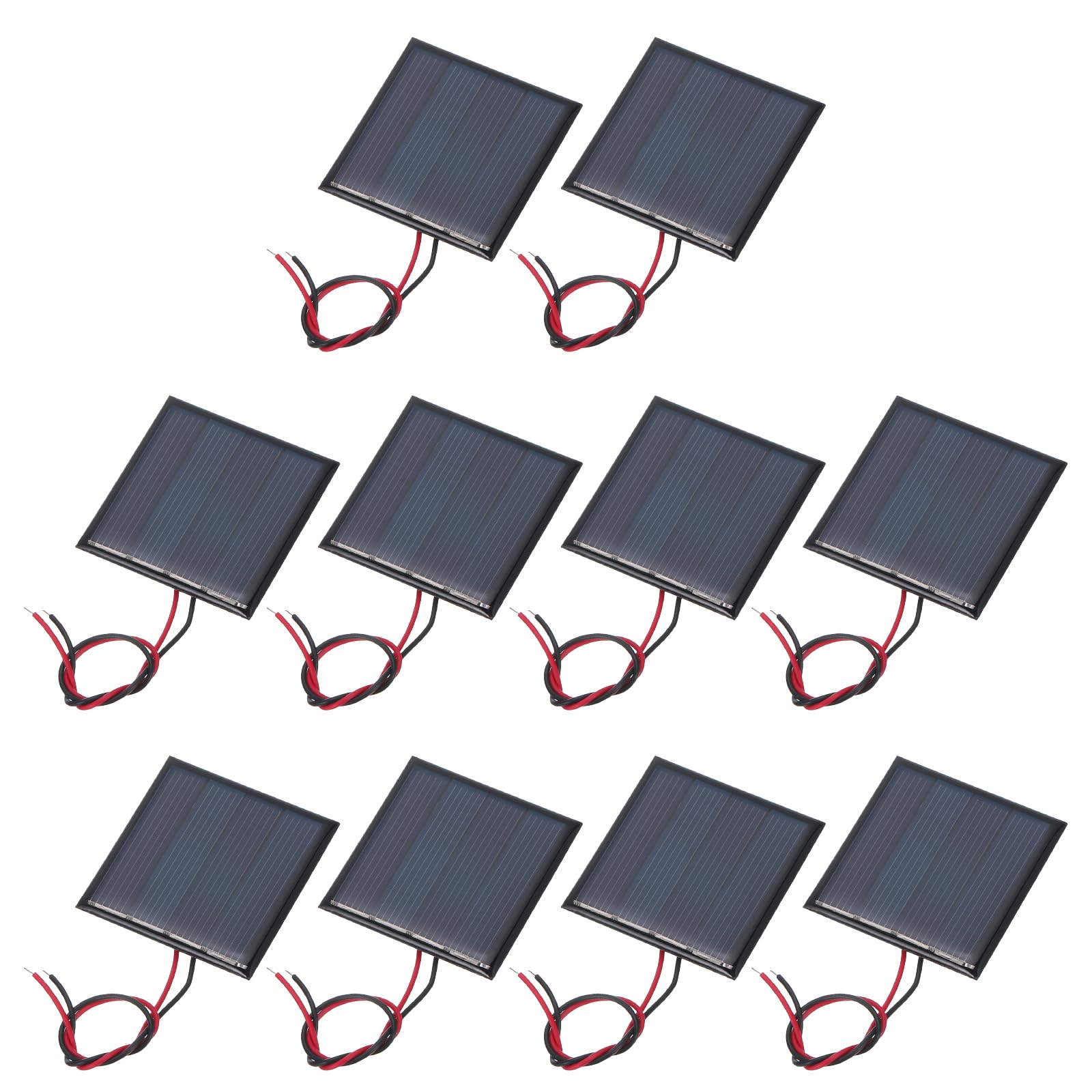 Petit panneau solaire polycristallin 44mm pour alimenter un petit moteur électrique