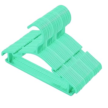 30 Pack Green Baby Nursery Closet Hangers,Non-Slip Laundry Infant Pant Hanger for Newborn Clothes Gift,Ultra-Thin Child Coat Hanger for Girl Boy Toddler Kid