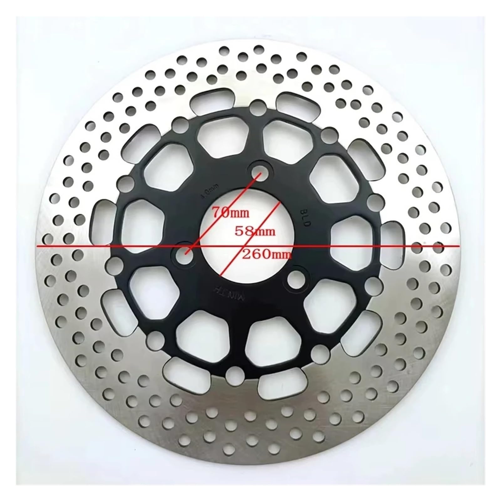 Disco freno flottante Disco Freno Anteriore Posteriore Moto 220mm 260mm 265mm Per Accessori Rotore Per EN125 GT125 GS125 GN125 HJ125 GSX125(220 mm)