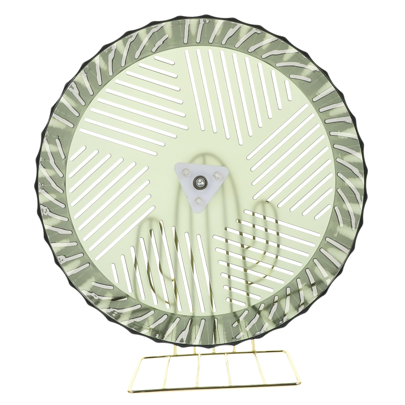 WOONEKY Roue de Hamster Domestique Silencieuse Base Stable en Plastique et Alliage, Accessoires pour Chinchillas et Hérissons, pour Hamster Cage et Sports d'animaux