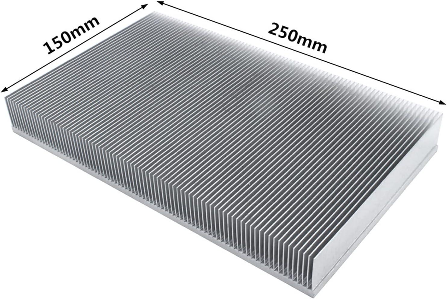 C'EsTBon LINGFE 250x150x30mm Aluminum Skiving Fin Heatsink Heat Sink Radiator Cooling Compatible for Electronic LED LCD Heat Dissipation Joyous