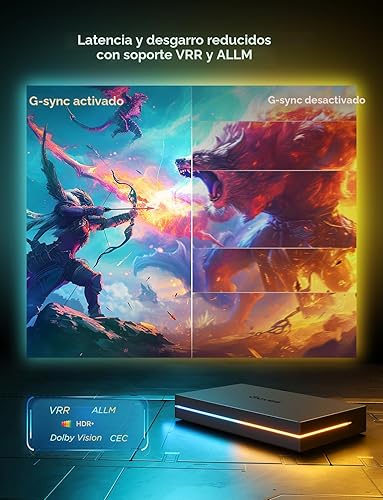 Miniatura 3 de Govee Caja de sincronización HDMI 2.1 2, caja de sincronización AI con retroiluminación de TV, soporta 8K @60Hz, 4K @144Hz, VRR y ALLM, funciona con