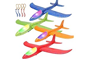 BooTaa 4 Pack LED Foam Airplane: Take Flight with Excitement