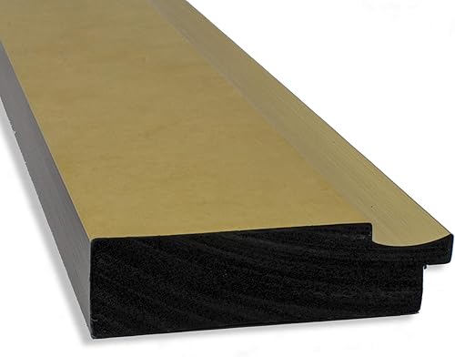 Miniatura 2 de Amanti Art Gold Bathroom Mirror for Over Sink, 29x48 Custom Made Landon Gold Rectangle Vanity Mirror, Oversize Casual Wood Frame, Hangs Horizonally