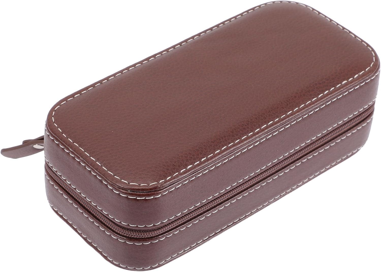 Portable Watch Storage Bag with Two Slots, Pu Material, Compact and Lightweight Watch Organizer Pouch for Outdoor Use, for Tiny Items and Jewelries