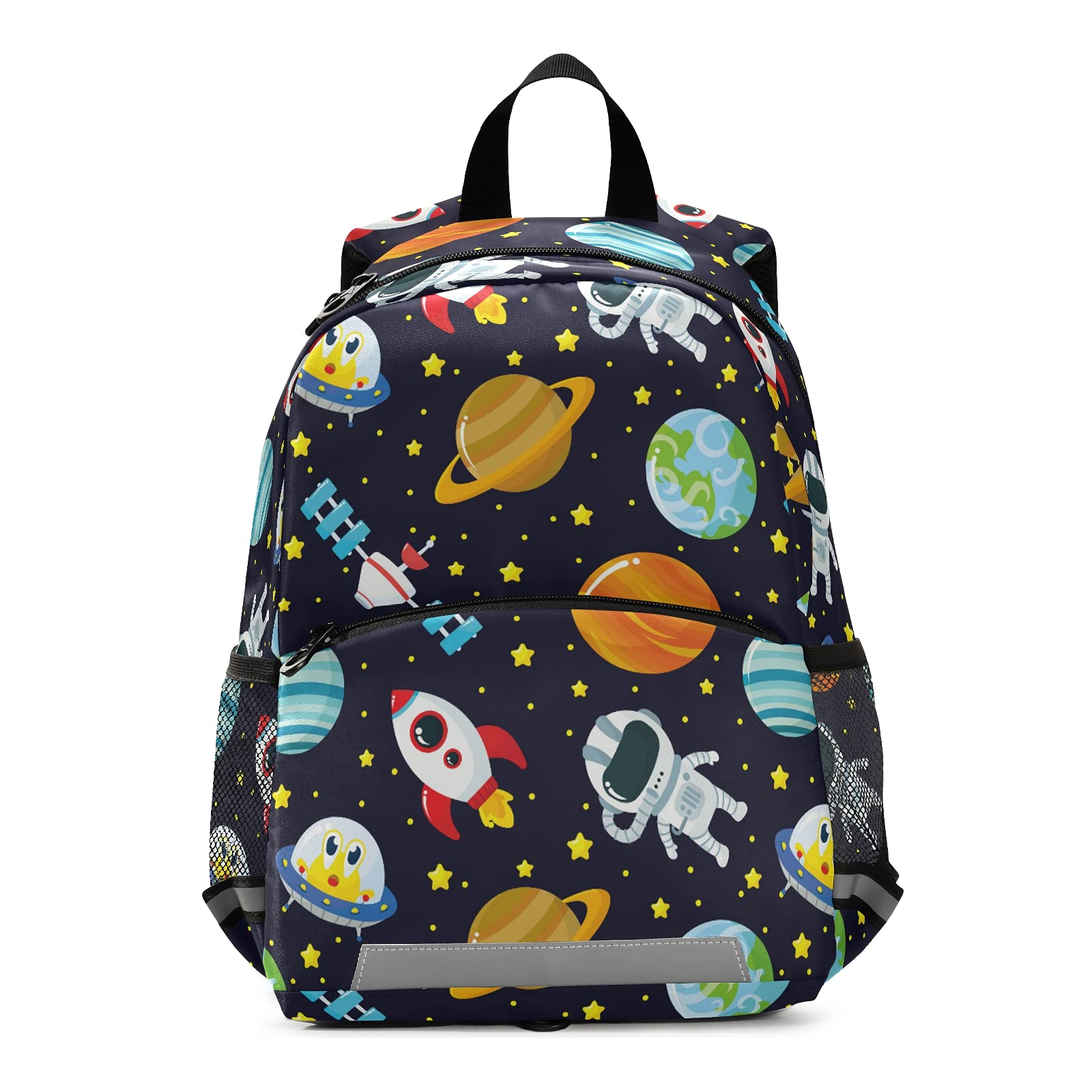 Mnsruu Planet Galaxy - Mochila infantil con astronauta infantil para niños y niñas de 3 a 6 años, mini mochila preescolar con correa