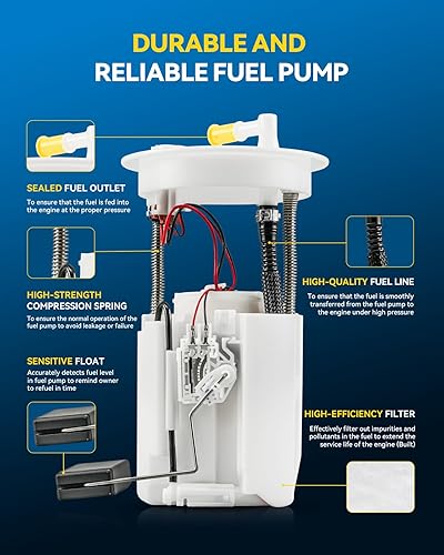 Miniatura 218 de PHILTOP Electric Fuel Pump Assembly Fits For Chevrolet S10 1985-1991, GMC S15 1985-1990, GMC Sonoma 1991, GMC Syclone 1991, SP06B1H