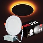 Togalonn Pot Lights LED 4 Inch with Nightlight, Dimmable & 5CCT Recessed Lighting, Exterior Soffit Canless Downlight, ETL Listed, IC Rate, 9W, 2 Pack
