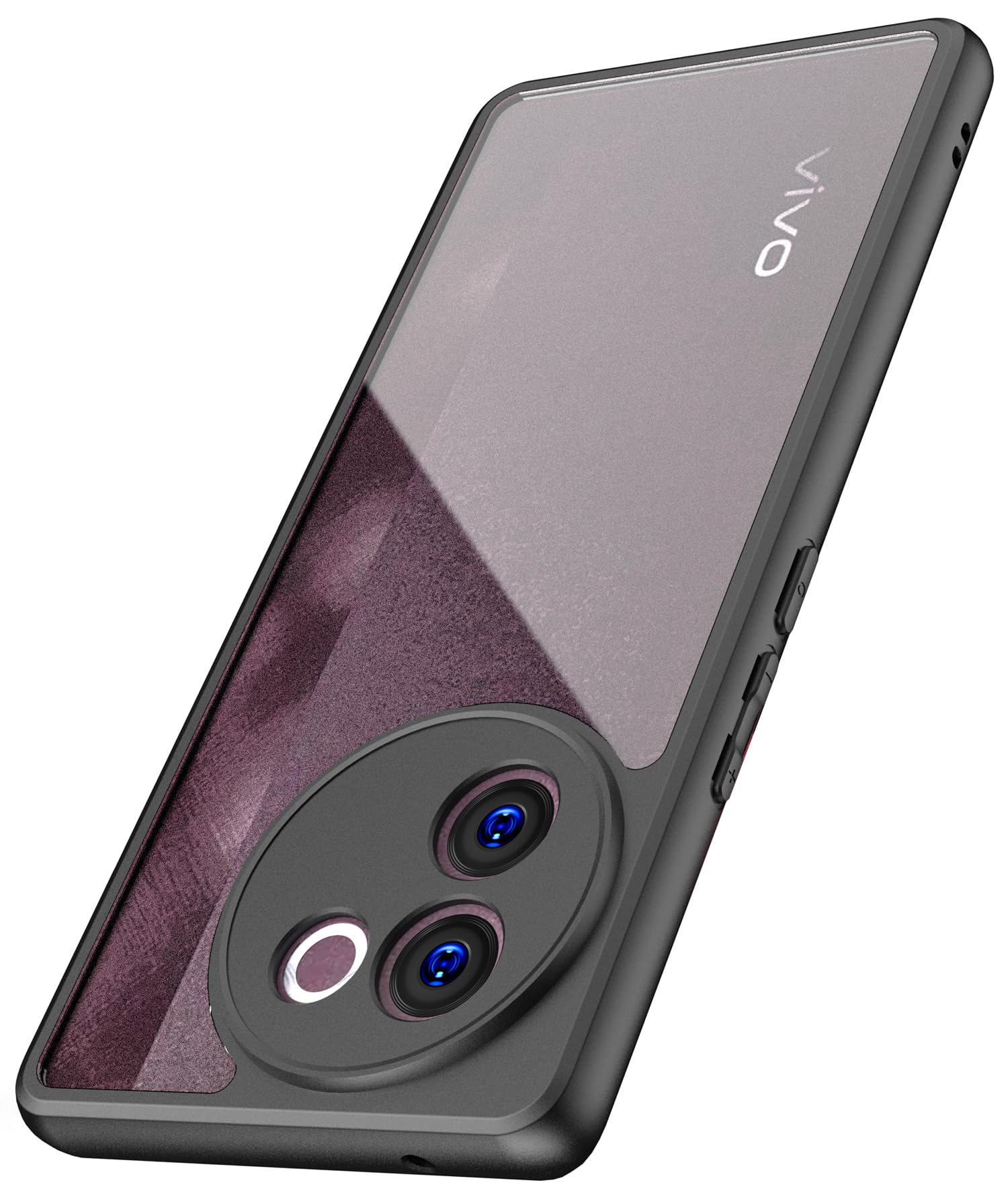 Kapa Hawkeye Clear Back Cover for Vivo V30E (5G) | Camera Lens Protector Shockproof Slim Clear Case Cover (Black) (B0D8JDW5H7) Amazon Price History, Amazon Price Tracker
