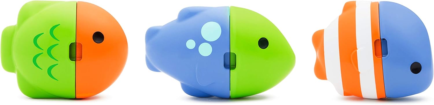Munchkin® ColorMix Fish™ Fun Bath Toy for Baby and Toddler, Changes Color in Water