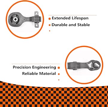Lower Engine Motor Mount ( Color : for Compatible with Civic 2012-2015 ) | 1PCS Rear Lower Engine Motor Mount Torque Rod, Replace# OE 50890-TR0-A81 A65048 9748 EM-7116