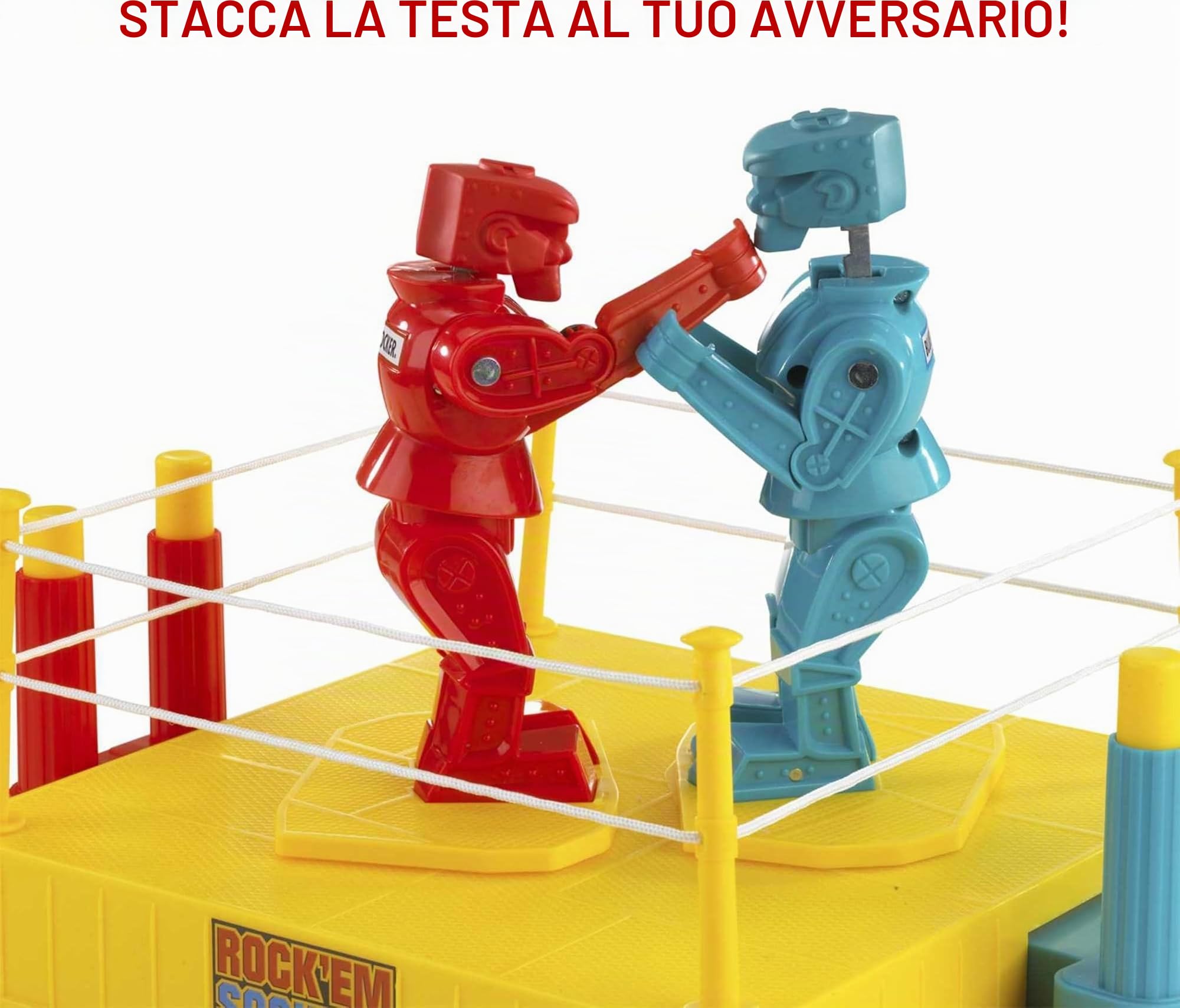 Mattel Rock'Em Sock'Em Robots, Gioco Robot da Combattimento, Multicolore