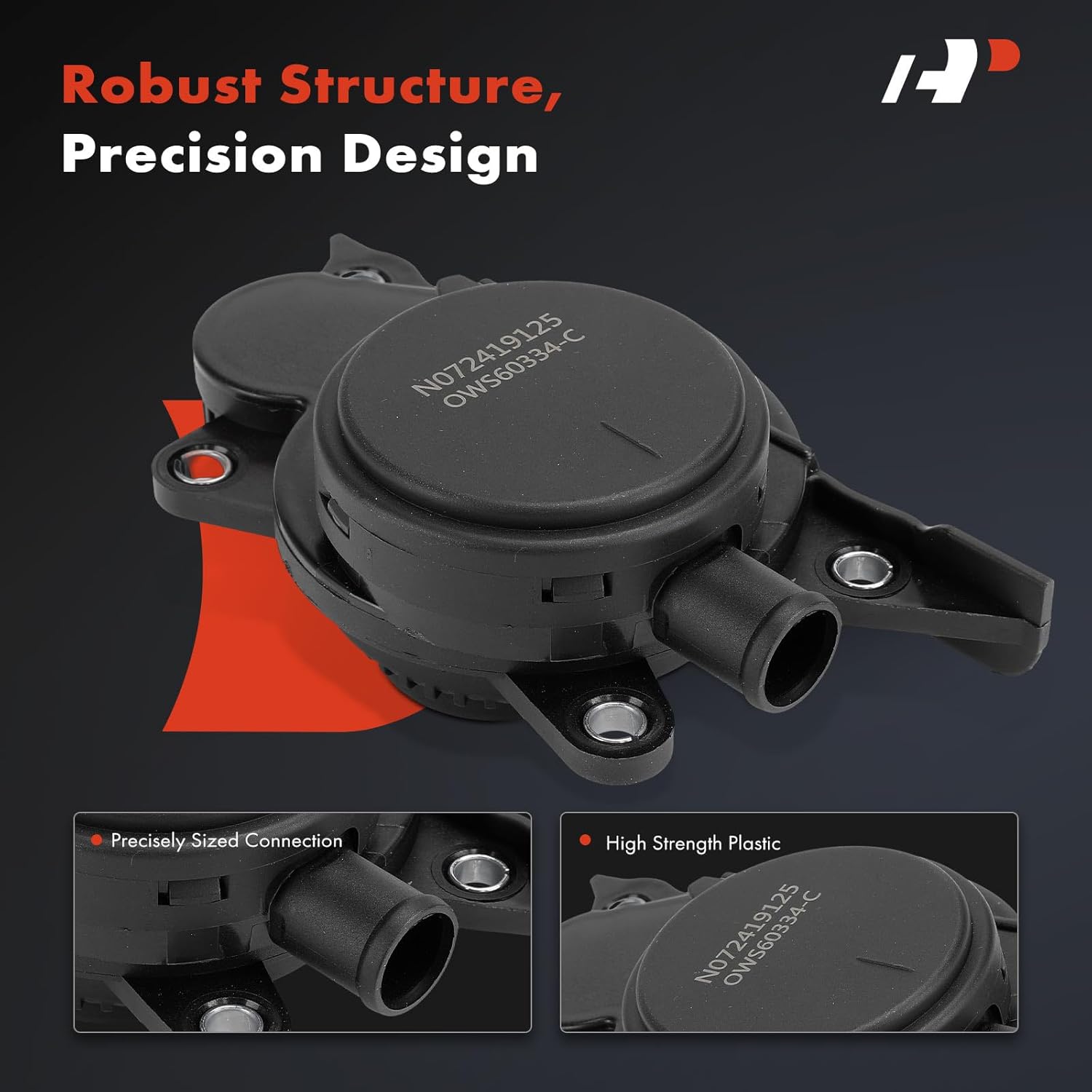 A-Premium Engine Crankcase Vent Valve Oil Separator Compatible with Mercedes-Benz C-Class 1989 2000-2011, E-Class 1995-2003, ML-Class 1998-2005, S-Class, G-Class, CLK, Viano, Vito Minibus, Vito Mixto