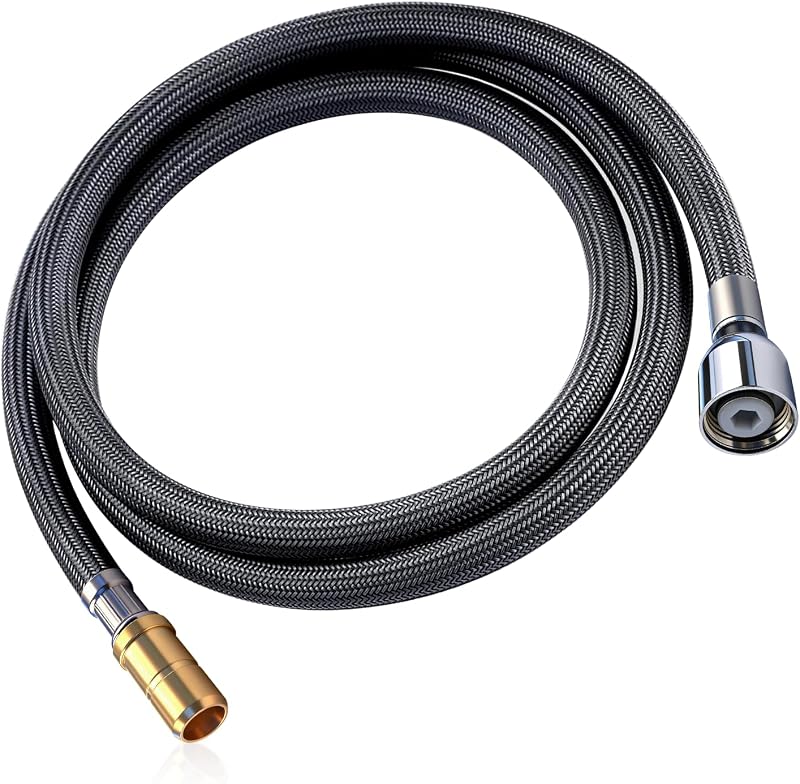 K-1219935-BC K-1304674-BC Hose Kit for Kohler Pull-Down Kitchen Faucet | Docknetik Magnetic Docking System, Resistant to repeated stretching & unlikely to crack,Closely connected,68"