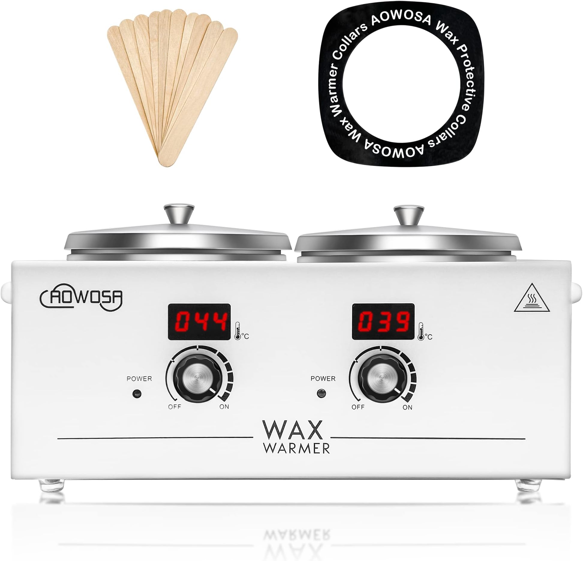 AOWOSA Professional Digital Wax Heater Machine for Hair Removal, Large Wax Pot Warmer with Adjustable Temperature and Constant Temperature Function for Spa Beauty Salon Esthetician Home
