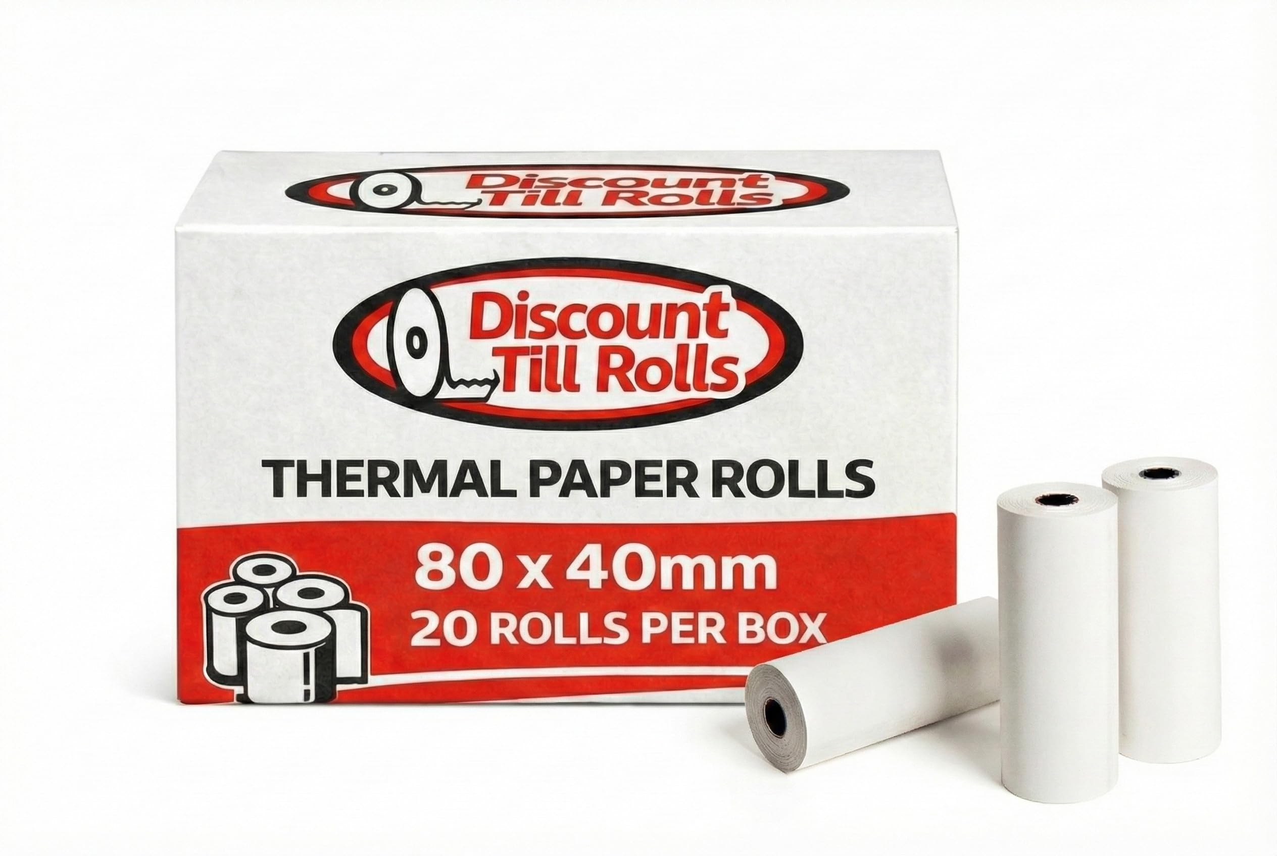 Zebra ZQ320 Direct Thermal Paper Rolls (20 Roll Box) (1)