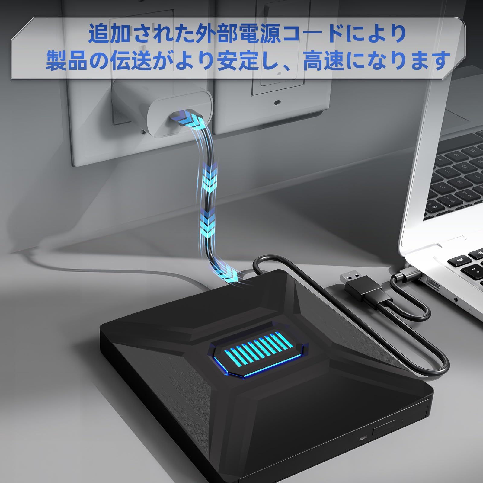 パソコンディスク Amazon.co.jp: DVD CD 外付けドライブ 【6in1多機能モデル】SD/TF