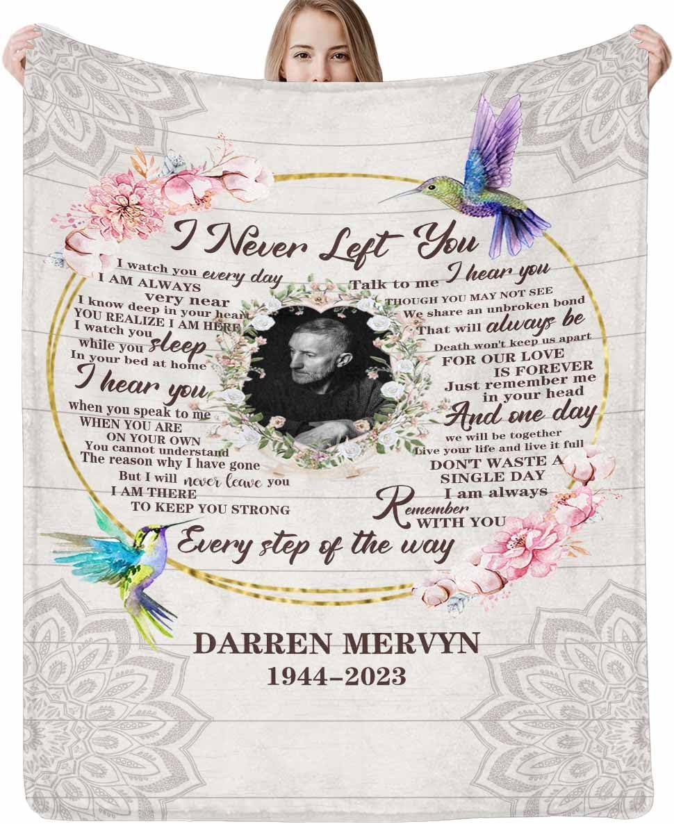 Custom Memorial Blankets with Photos for Loved Ones Lost