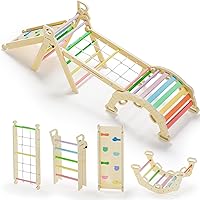 Vista 18 de Conjunto de Triángulo Pikler BlueWood - Azul Cielo