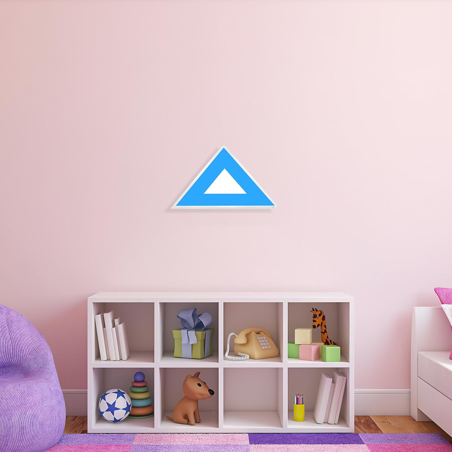 Cabilock Flag Display Case for American Veteran Flag, Clear Acrylic Memorial Flag Box, Triangle Flag Holder Display for Table or Wall Mounted