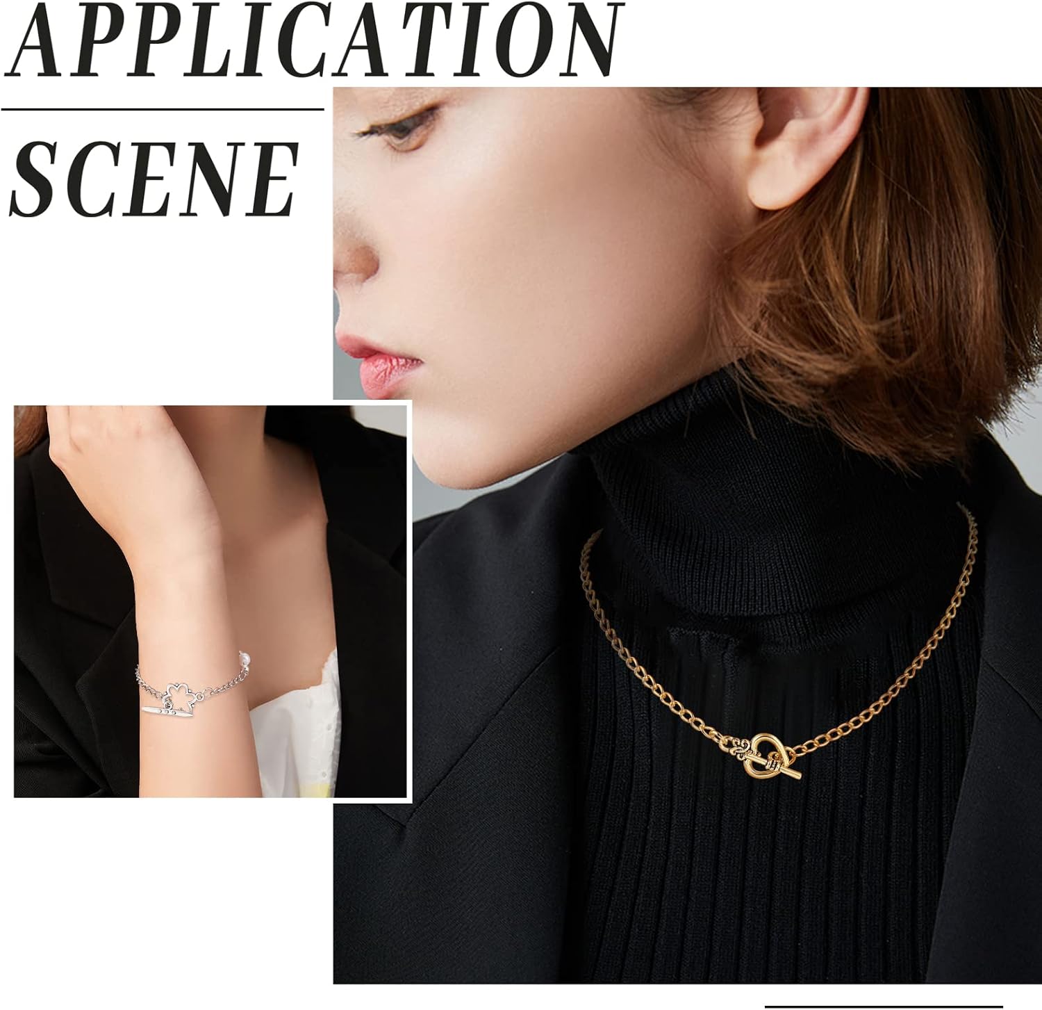 PH PandaHall 120 Sets Toggle Clasps, 12 Styles Jewelry Closure Clasp Ring Tibetan Style Clasps Fastener Hook Toggle Connectors TBar End Clasp for Necklace Bracelet Jewelry Making, 4 Colors