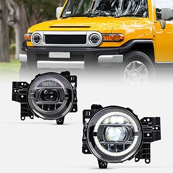 Amazon | YUANZHENGトヨタ FJ クルーザー ヘッドライト全LED