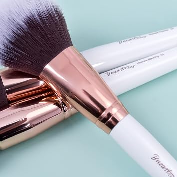 Bueart Design 16Pcs Ultra Soft Labeled Makeup Brushes Set