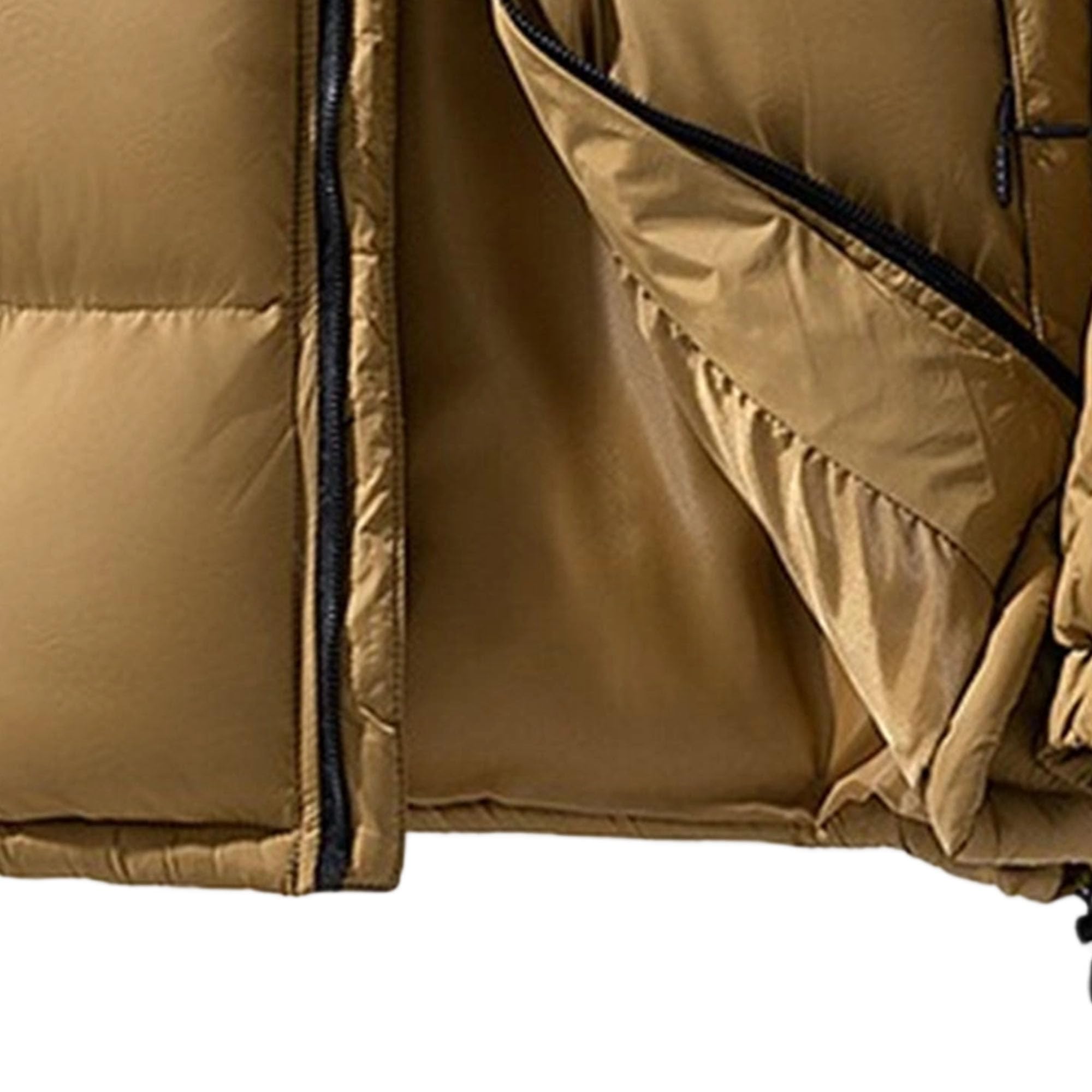Herren-Winterjacke mit Stehkragen, lockere warme Jacke mit Farbblockierung
