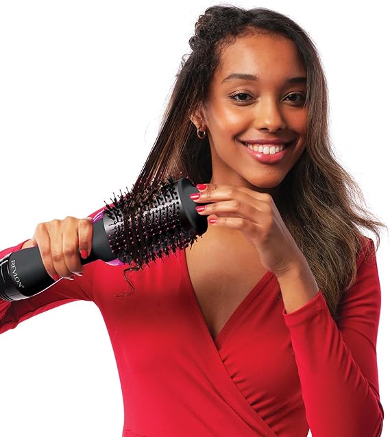 Revlon One-Step Hair Dryer and volumiser for mid to Long Hair (One-Step, 2-in-1 Styling Tool, Ionic and Ceramic Technology, Unique Oval Design) RVDR5222
