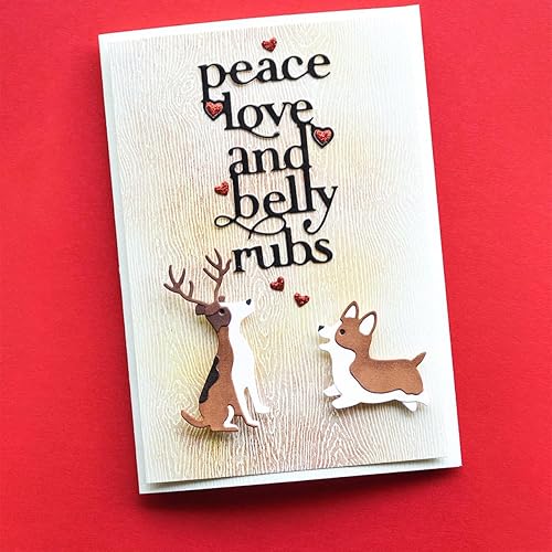 Vista 18 de DzIxY Troqueles de corte de metal con texto en inglés "I Love You" para hacer tarjetas, troquelados, troquelados, plantillas para máquina de álbumes