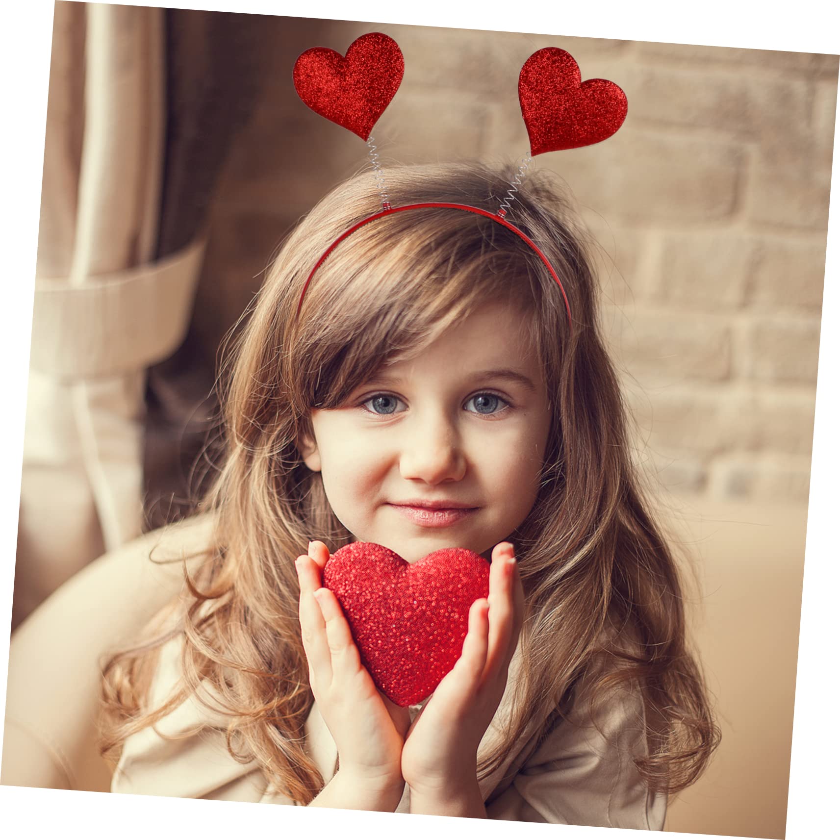 Healeved 18piezas Diadema De Corazón Para Mujeres Accesorios De Pelo Para Día De San Valentín Decoración De Fiesta Original Diseño Creativo y Cómodo