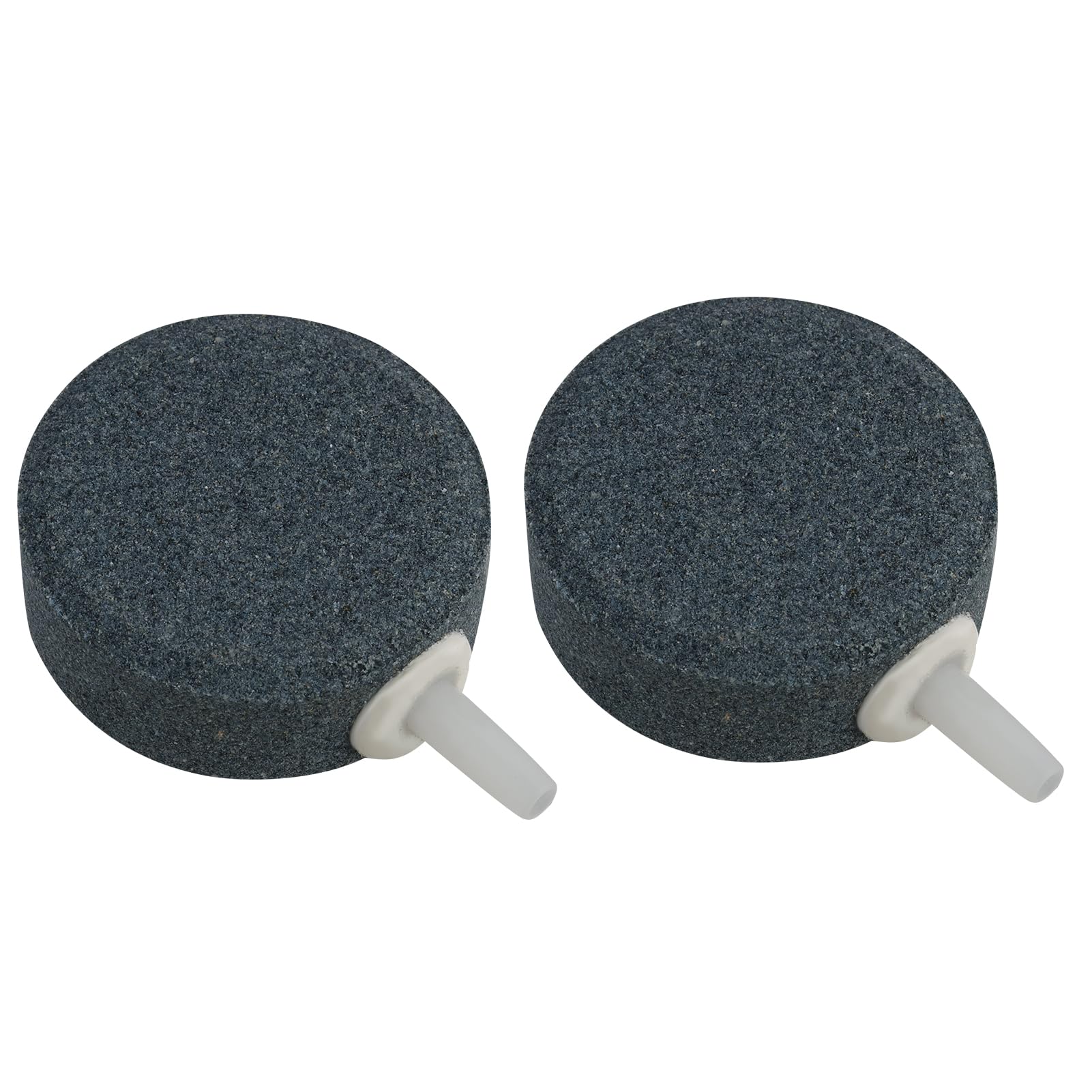 Luftstein für Aquarium, 4 cm Ausströmersteine, Sauerstoff Diffusor Blasen, Hochwertiger Aquarium Luftausströmer für Luftpumpen, Aquarien, Eimer, kleine Teiche, 2 Stück Set sprudelstein