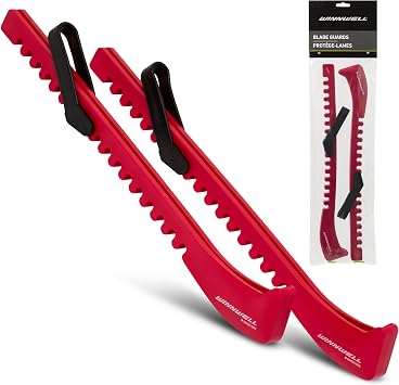 Winnwell Universal Skate Guards - One Size Fits All, Quick-Dry Moisture Release, Easy-to-Use Blade Covers for Ice Hockey & Figure Skating Blades