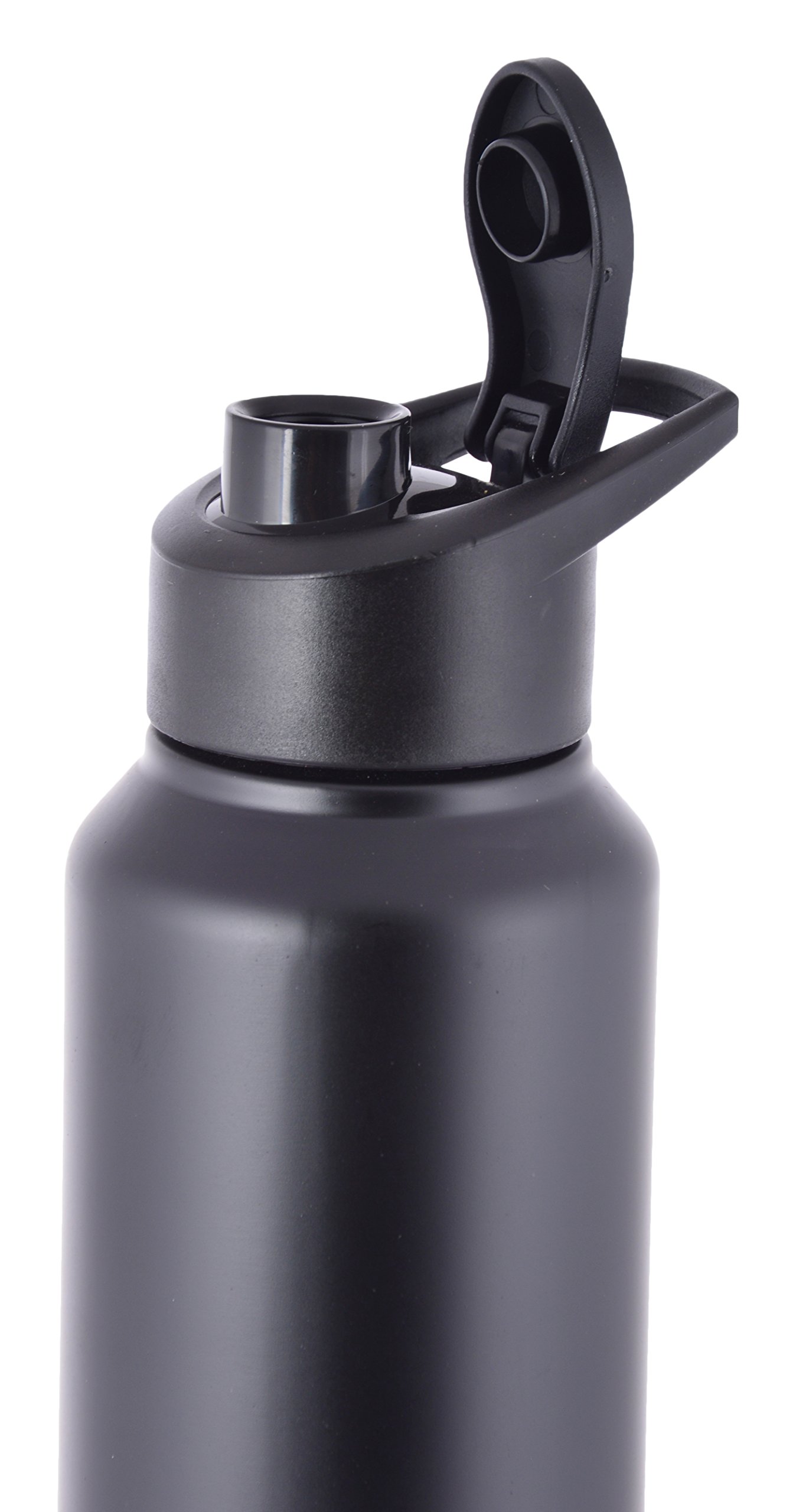ARKA Stainless Steel Water Bottle Chromo, 2-Piece, 1 Liter Each, Matt Red and Black Ideal to Store All Kind of Beverages. 4