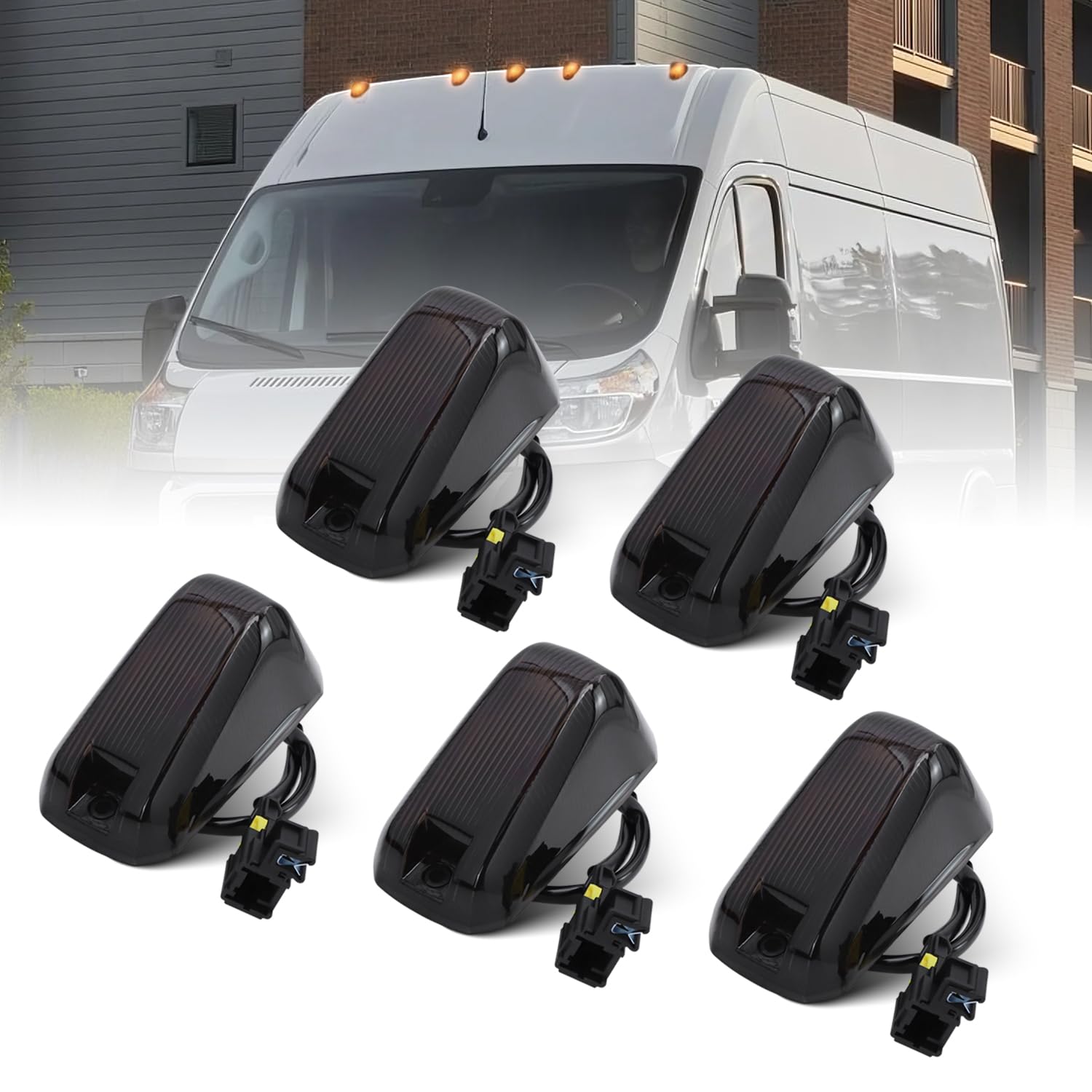 Cab Roof Top Marker Lights, Compatible with Dodge Ram ProMaster
