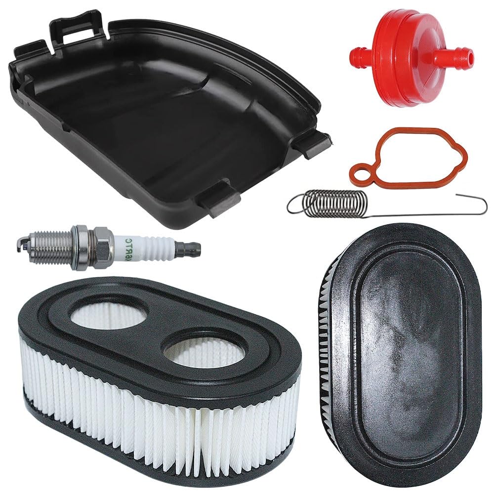 SwepS Kit de Cubierta de Filtro de Aire 595658 for Motor de cortacésped Brig/GS & Strat.Ton 595658 093J02 09P700 103M02 104M02 104M05
