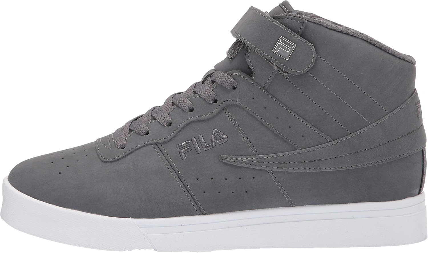Fila Men's Vulc 13 Ares Distress Sneaker, Castlerock/Castlerock/White