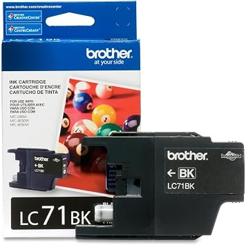 Amazon.com: Brother MFC-J280W - Cartucho de tinta OEM (300 páginas), color  negro : Productos de Oficina