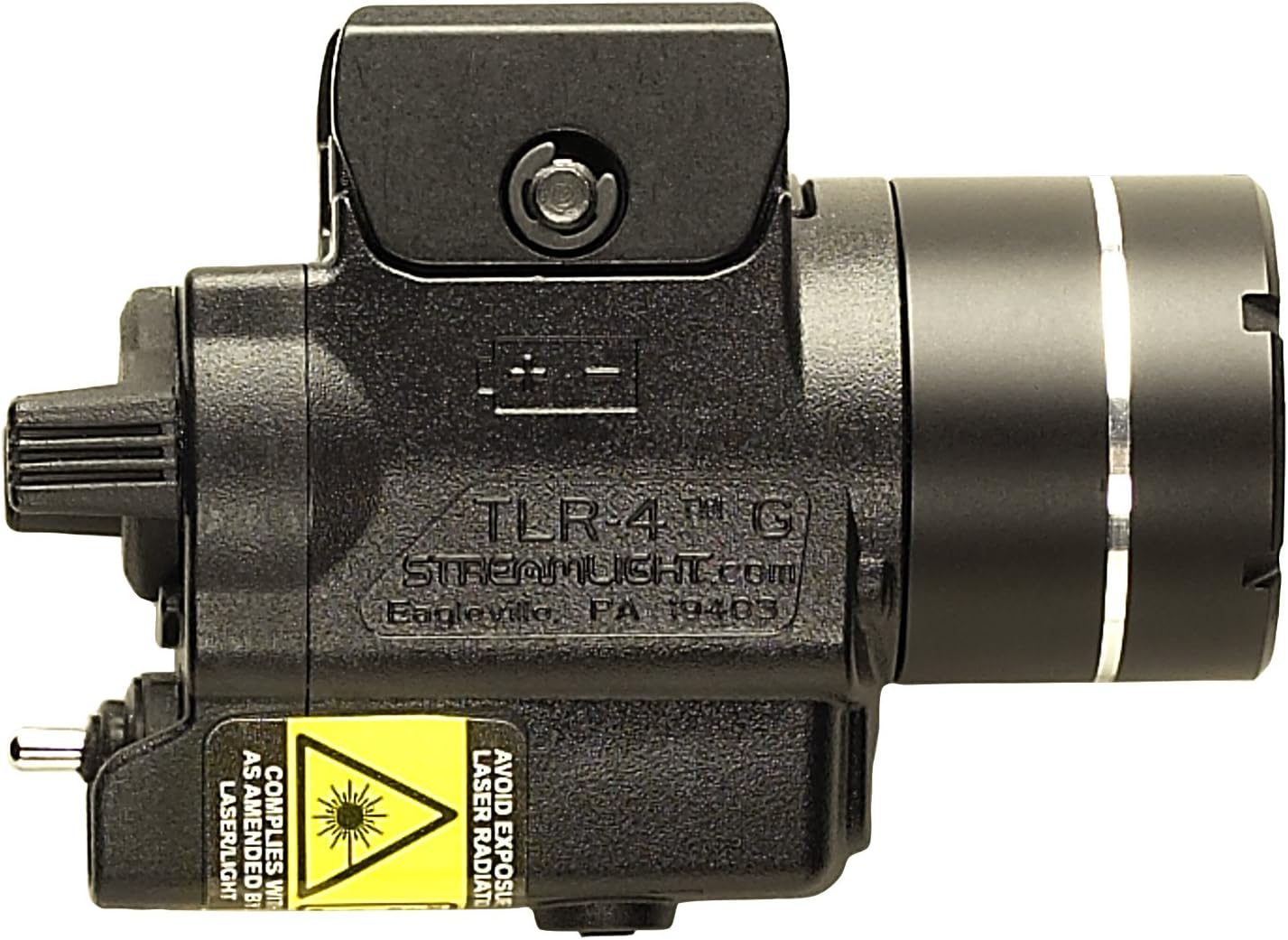 Streamlight 69247 TLR-4G 160-Lumen Compact Rail Mounted Tactical Weapon Light with Integrated Green Aiming Laser for H&K USP Full-Size, Black
