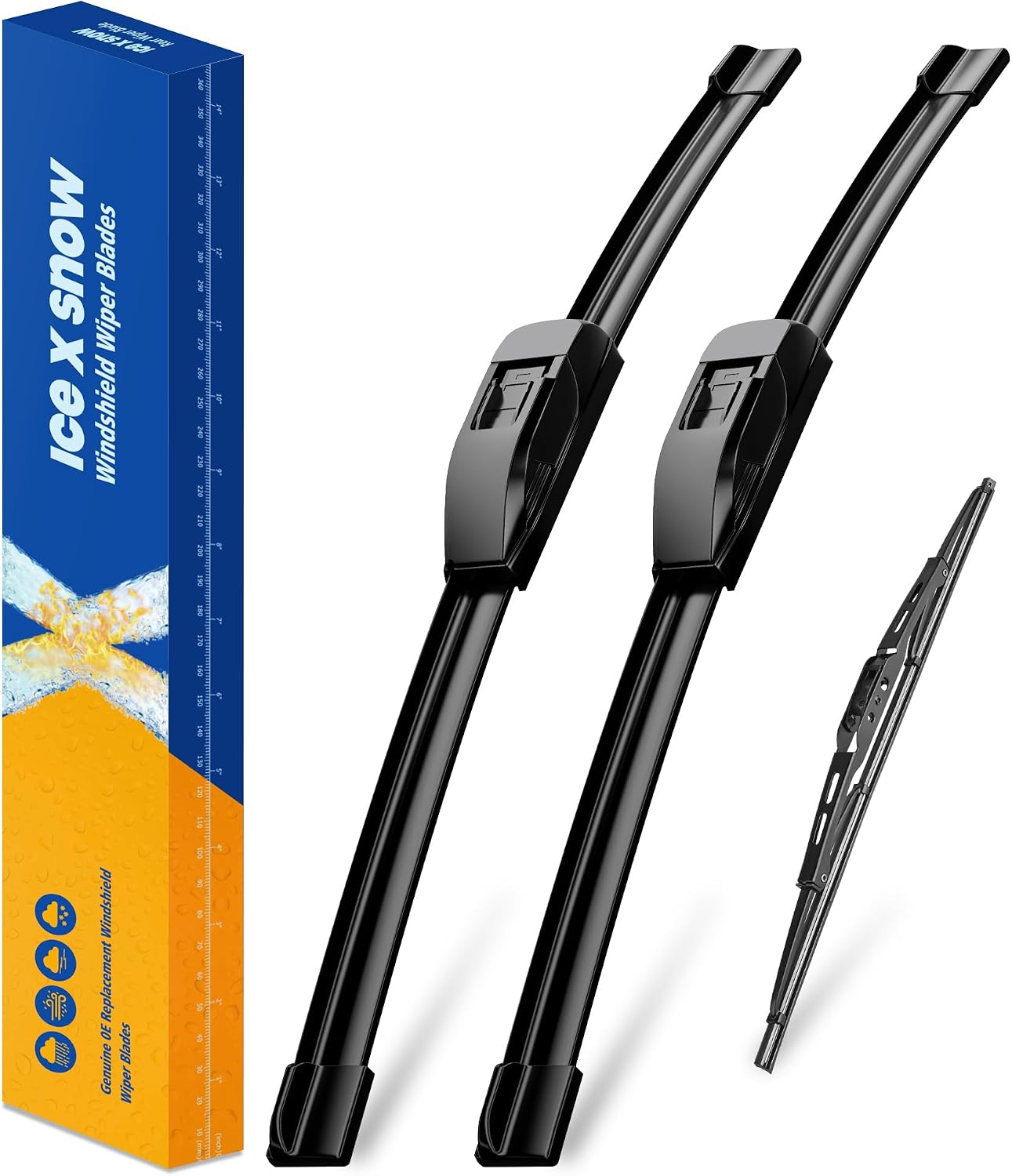 26"+20"+16" Windshield Wiper Blades Replacement for Dodge Grand Caravan 2020-2008 Chrysler Town & Country 2016-2008 Premium All-weather Front with Rear Wipers Set