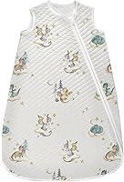 Vista 29 de vvfelixl Saco de dormir para bebé, diseño de dinosaurios, divertido y brillante, para bebés de 0 a 6 meses