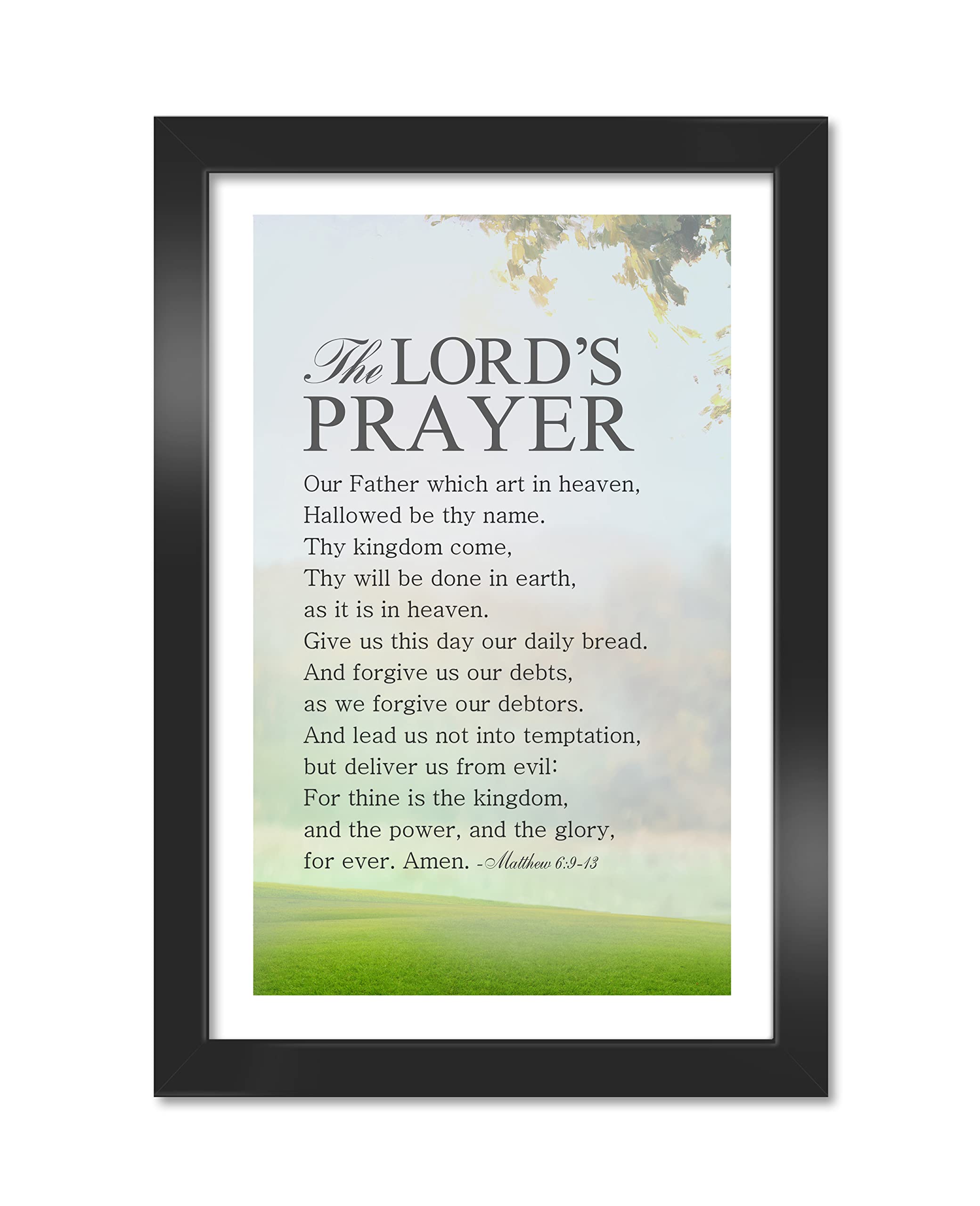 Buy Elben Creatives Bible Verse Wall Frame The Lord's Prayer Our