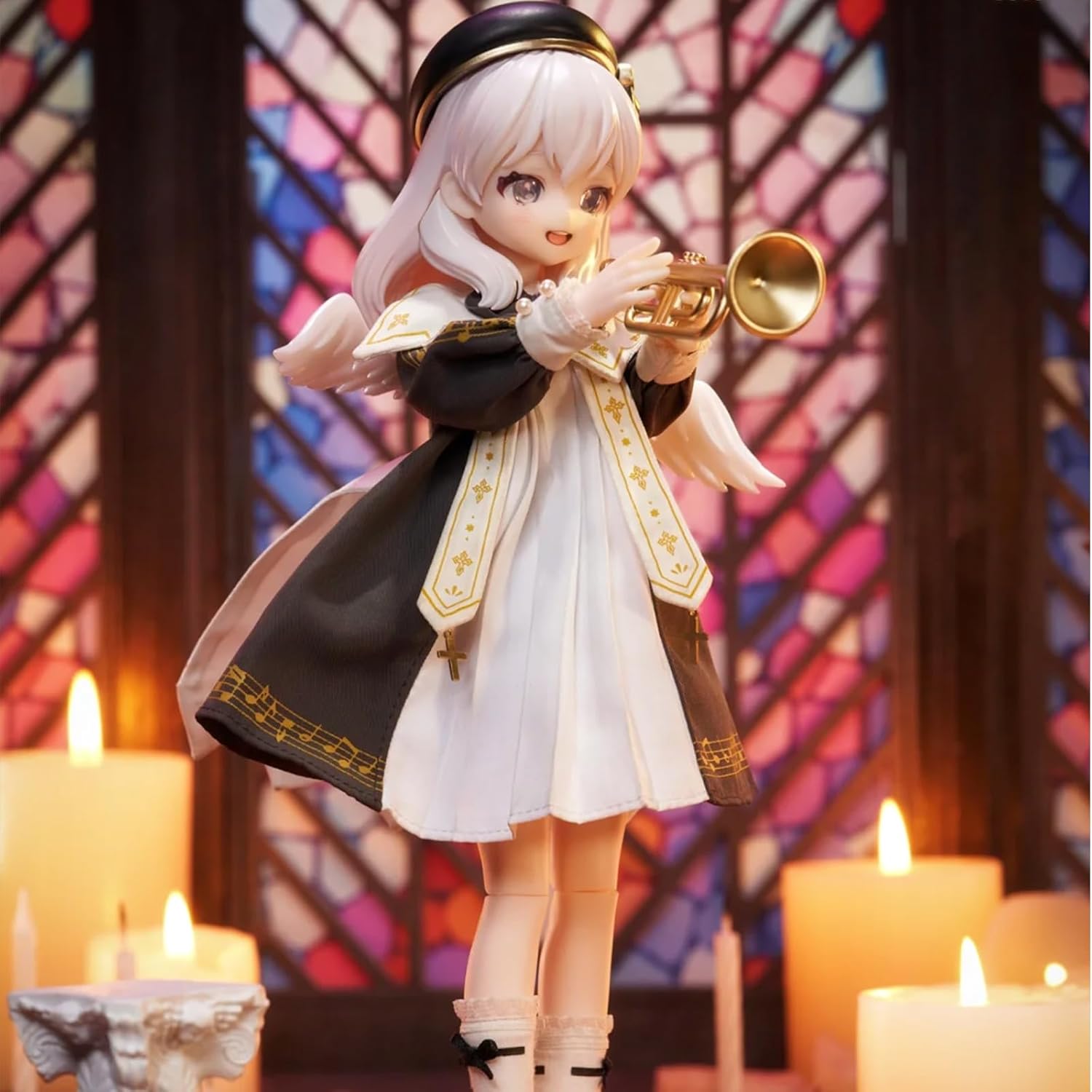 CALEMBOU MJD Blind Box, Light Nightmare Twin Series 8.6inch Ball Jointed Doll, Cute Dress Up Doll with Joints, Collection BJD Action Figure Toys for Girls Boys (Light Nightmare Twin 1pc)