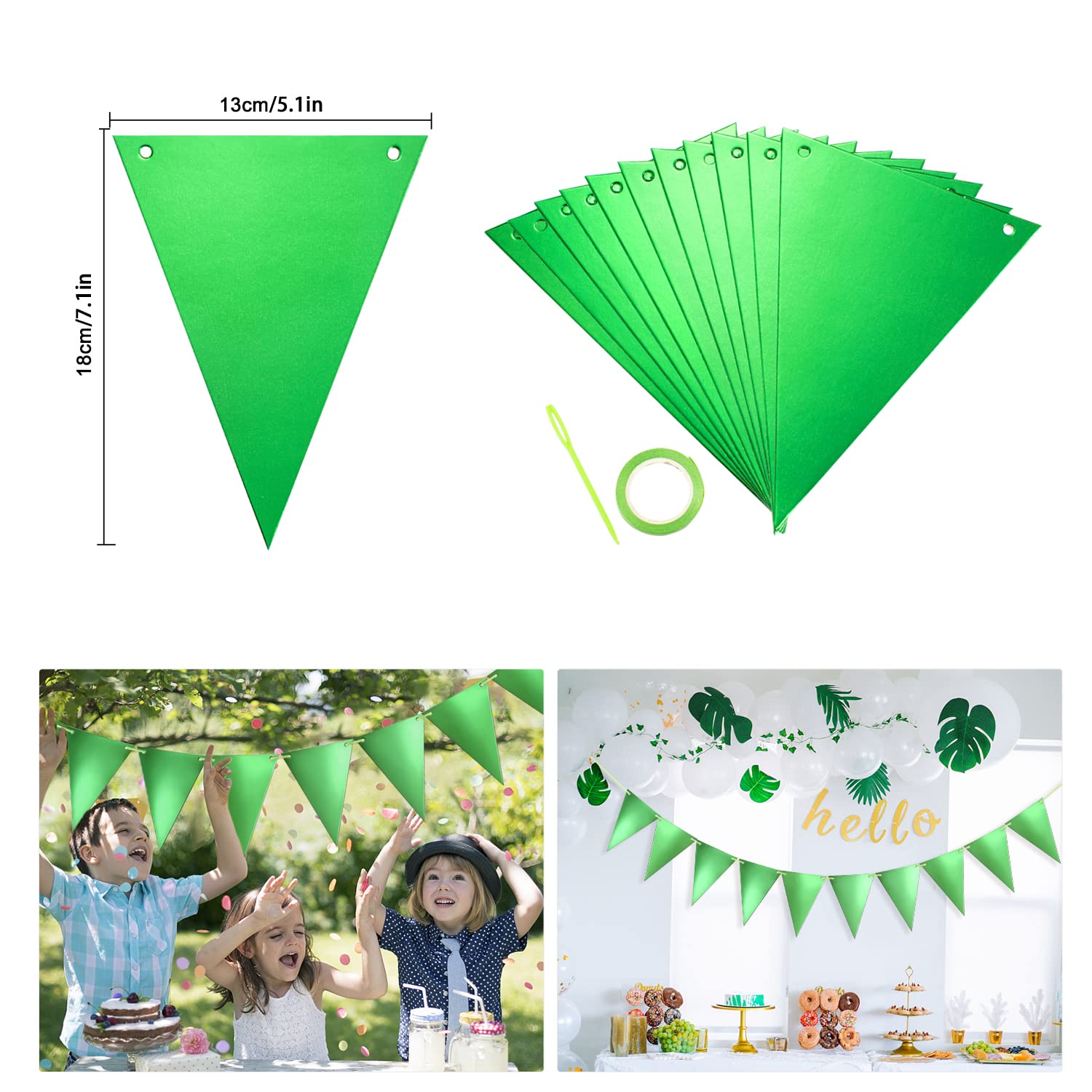 2 palloncini a forma di numero 15 verde, con numero 15 verde, palloncini per 15 compleanno, decorazione per ragazzi e ragazze, verde, XXXL