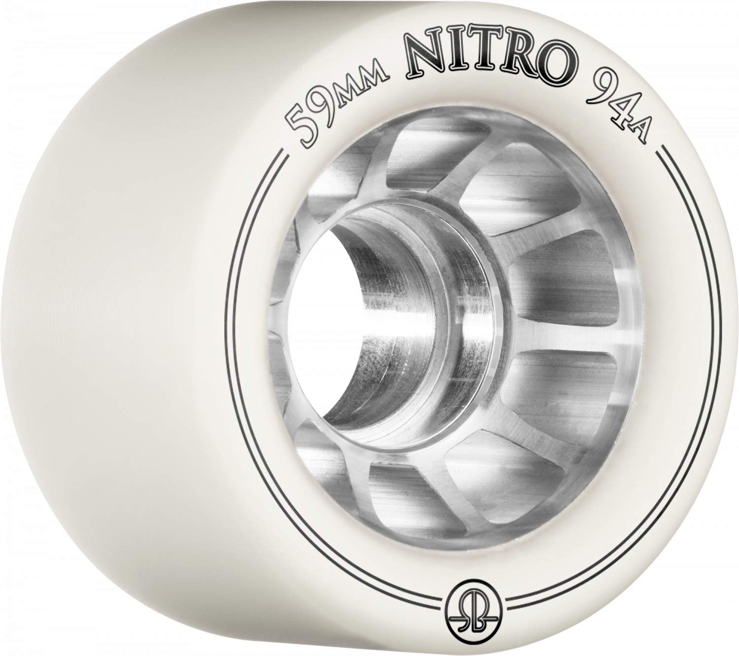 RollerBonesNitro Wheels 59mm x 94a 8pk White