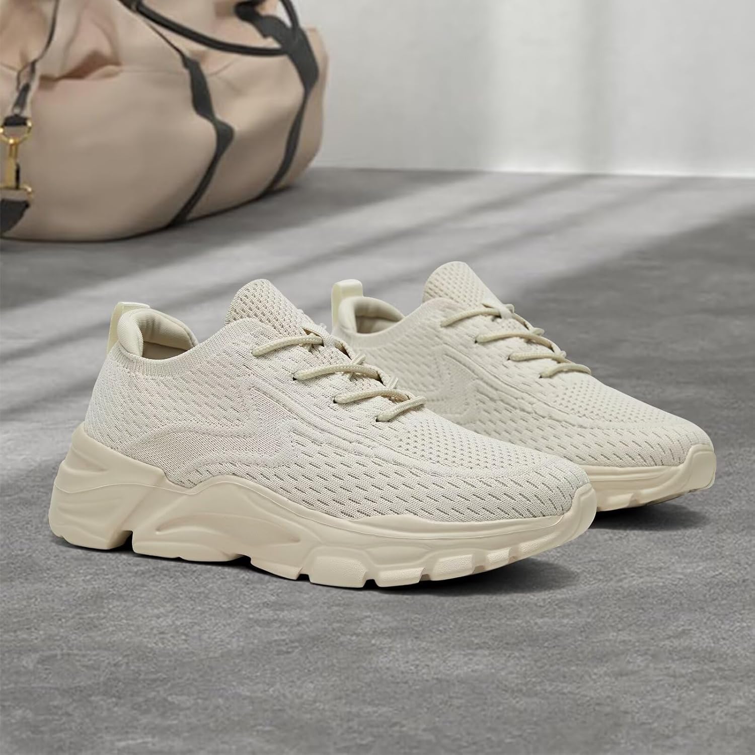 Womens Running Shoes Slip-on Walking Tennis Sneakers Lightweight Breathable Casual Soft Sole Mesh Workout Sports Shoes - Image 2