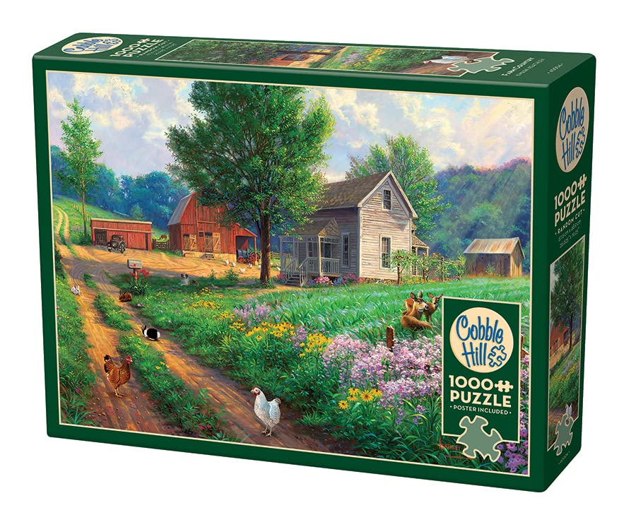 Cobble Hill Puzzle de 1000 pièces – Boîtes vintage (avec affiche incluse Cobble Hill Puzzle de 1000 pièces – Boîtes vintage (avec affiche incluse