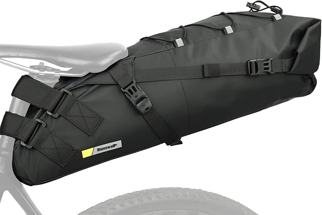 Selighting Large Bike Wedge Saddle Bag Mountain Road 10/13L Cycling Seat Pack Bag Bicycle Bag Repair Tools Pocket Riding Cycling Supplies