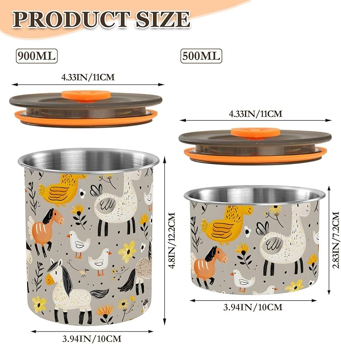 ALAZA Recipiente de acero inoxidable para café 17oz miniatura 3