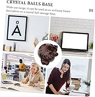 Vista 7 de Centros de mesa Jarrón Decoración Huevos para Decorar Esfera de Cristal Soporte de Mirando Soporte de Pantalla de Cristal Base de Bola de Cristal